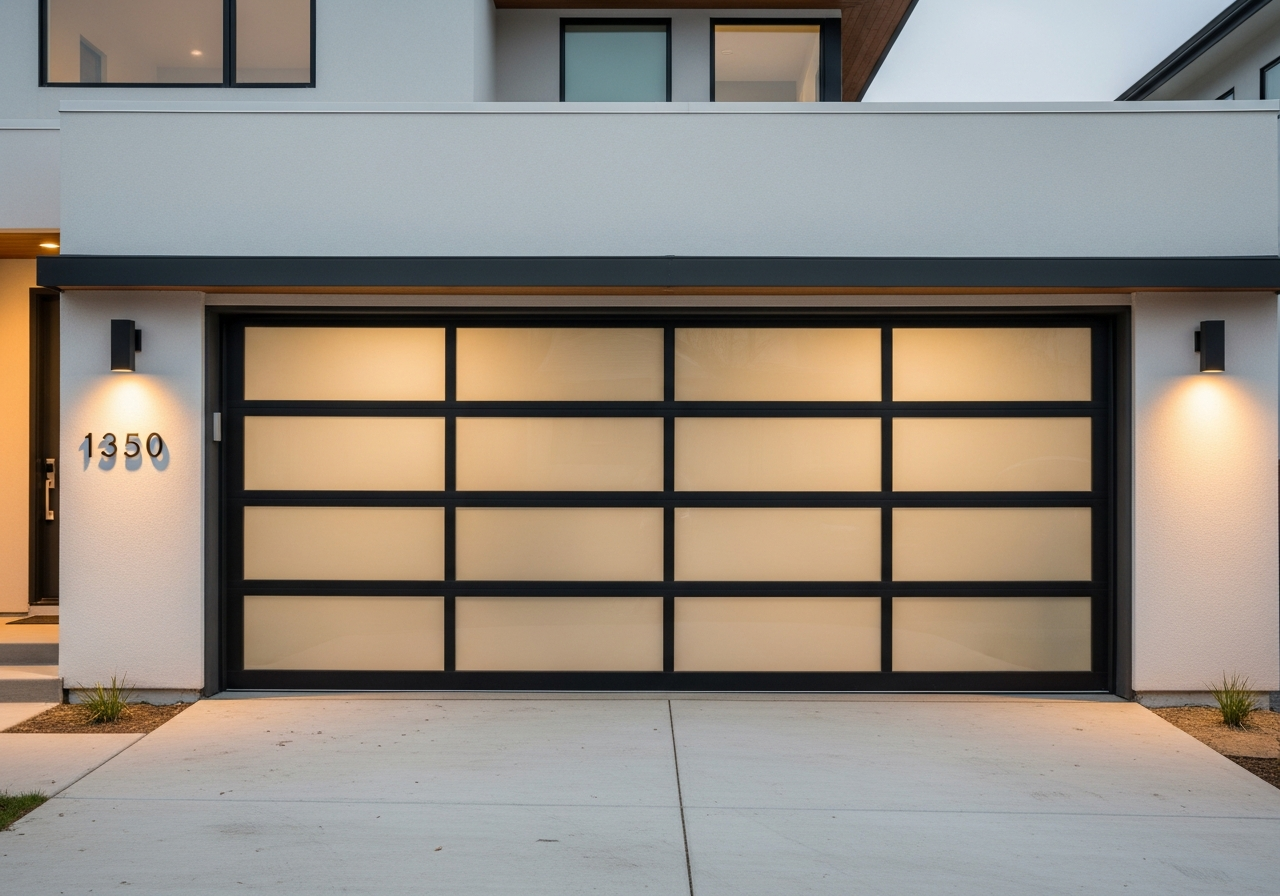Custom garage door install